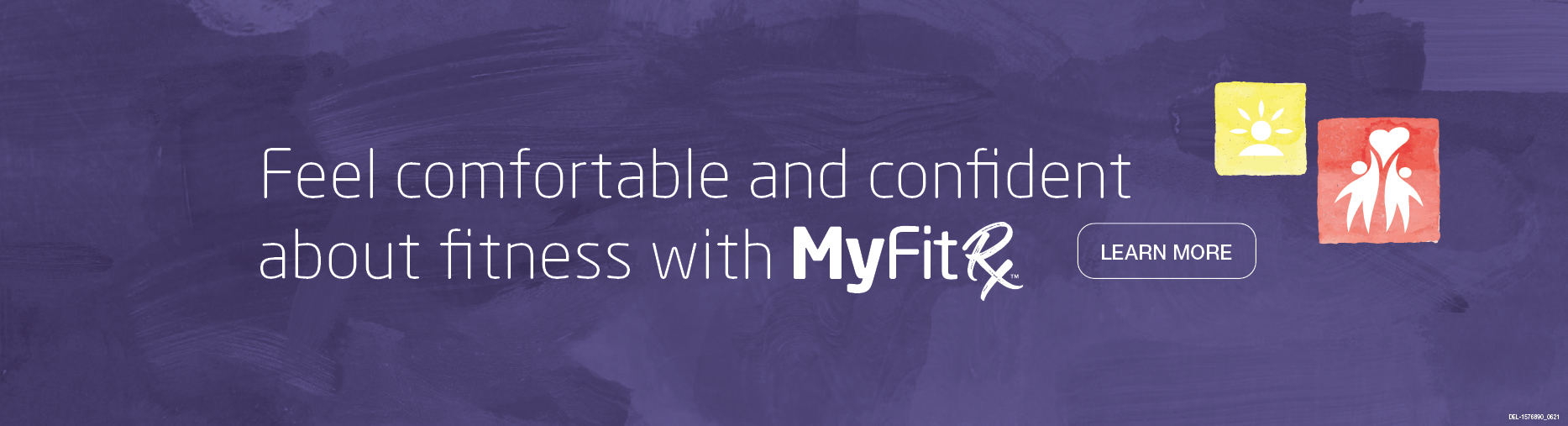 Feel comfortable and confident about fitness with MyFitRx pathways.